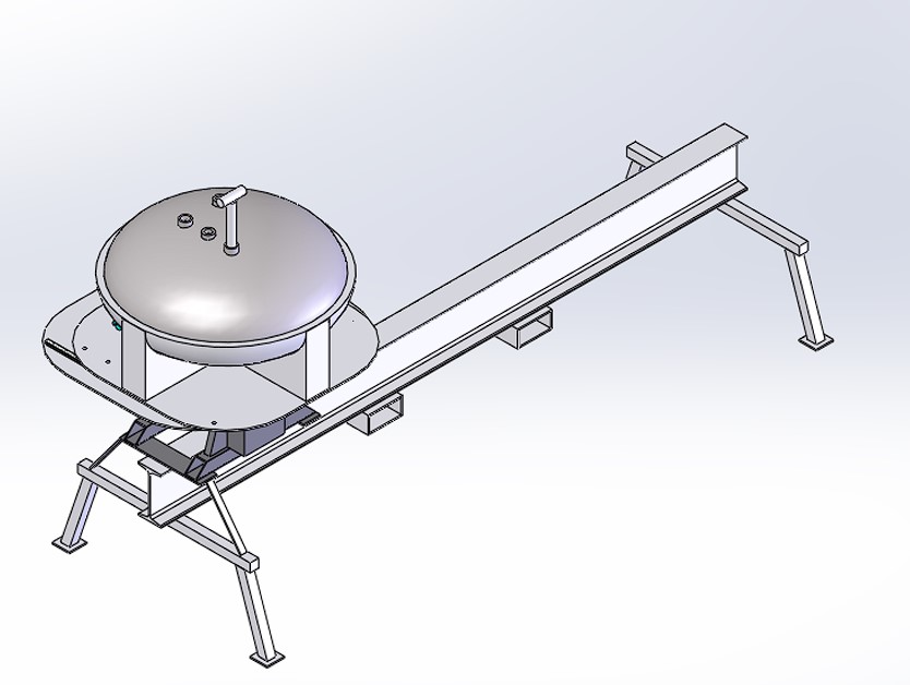 Propane tank welding jig photo 2