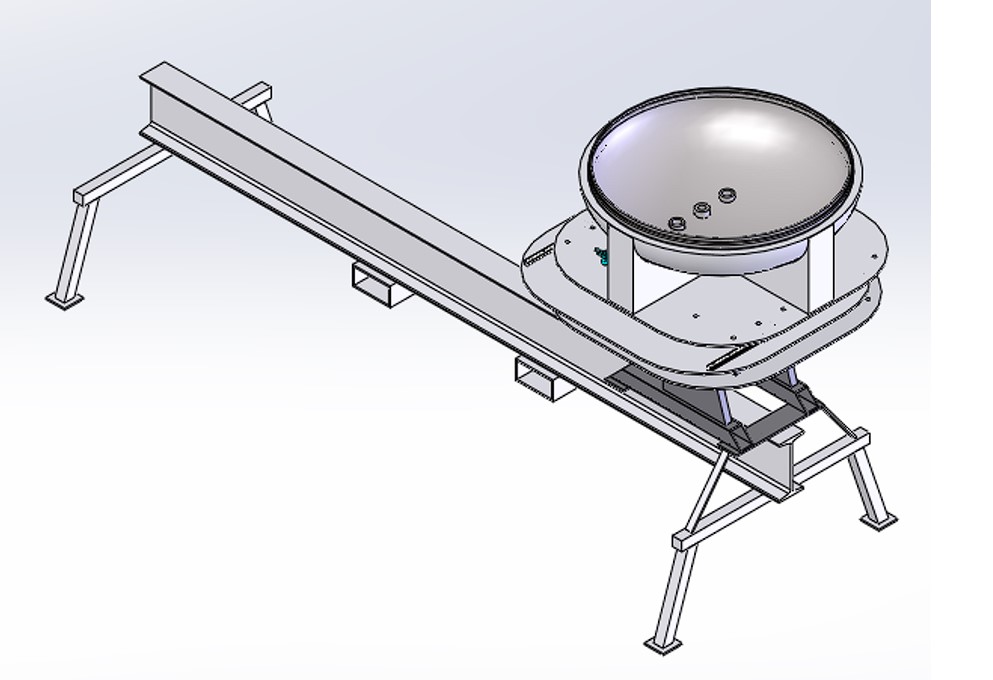 Propane tank welding jig photo 3